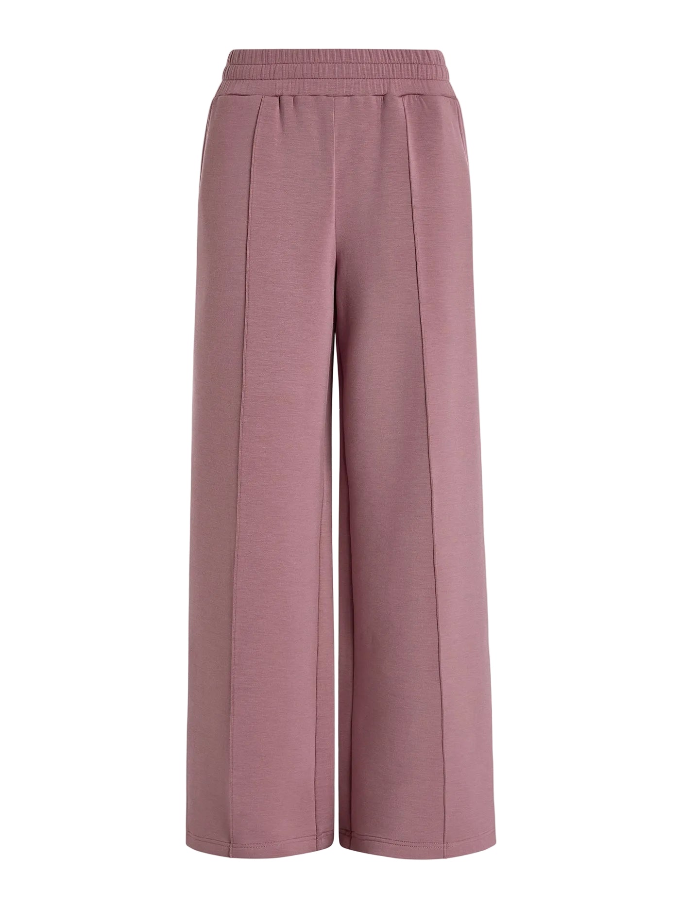 Varley The Wide Leg Pant 30" in Wistful Mauve on a white background.