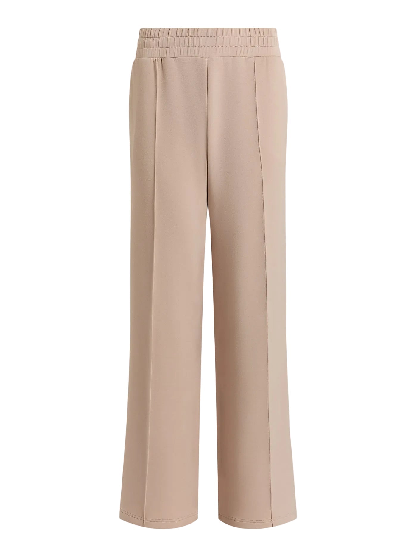 Varley The Wide Leg Pant 28" in Mushroom on a white background.