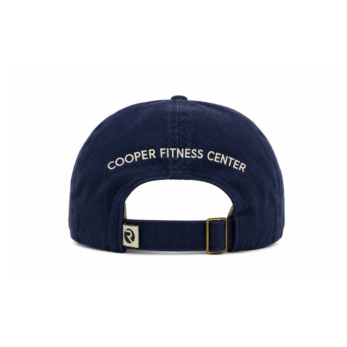 Back view of Cooper Fitness Center Hat against white background.