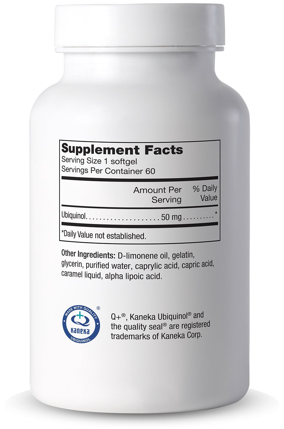 Cooper Complete 50 mg CoQ10-Ubiquinol Supplement bottle with label showing 'Supplement Facts' on a white background