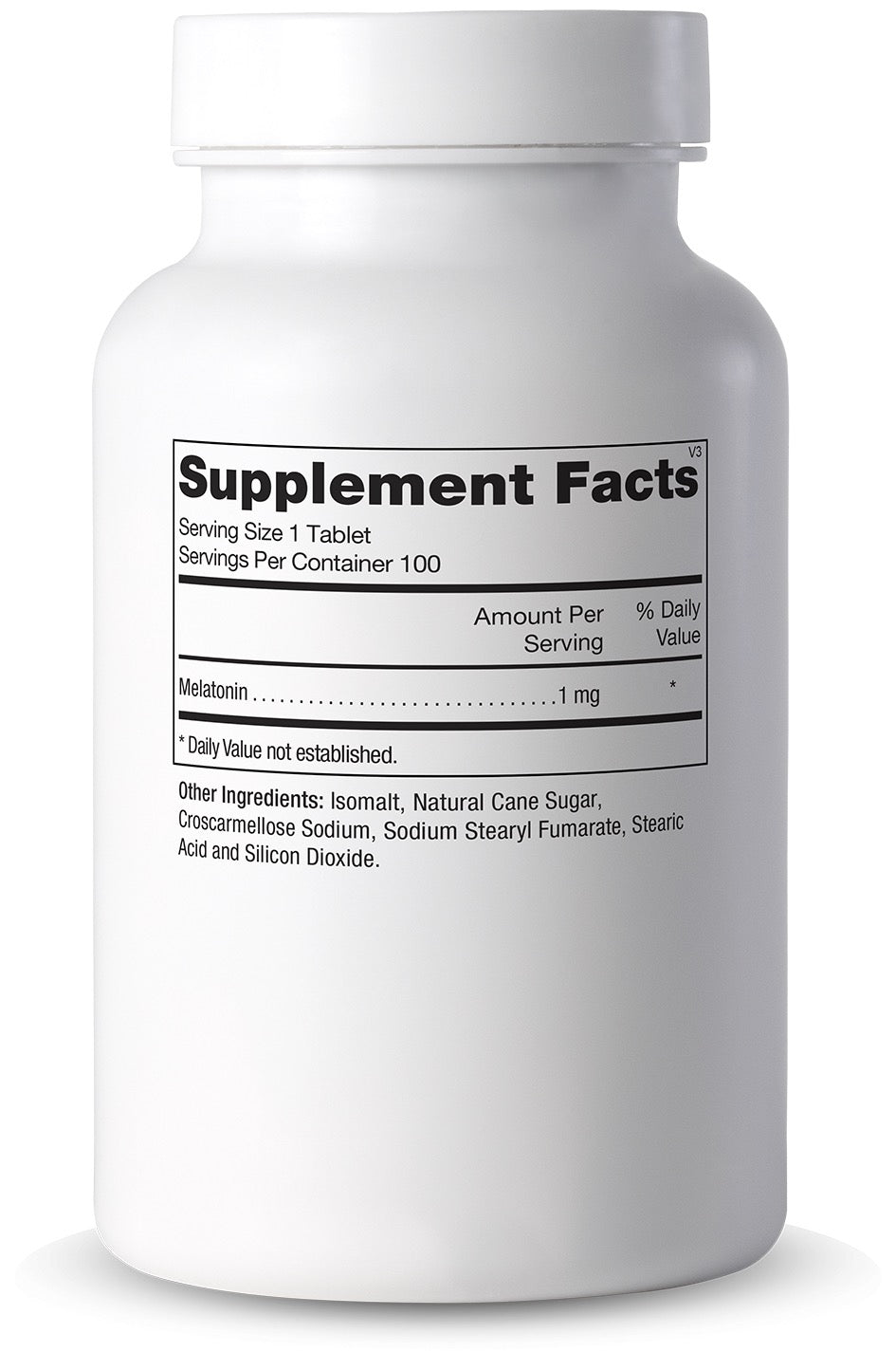Cooper Complete Low Dose Melatonin Supplement bottle with label showing 'Supplement Facts' on a white background