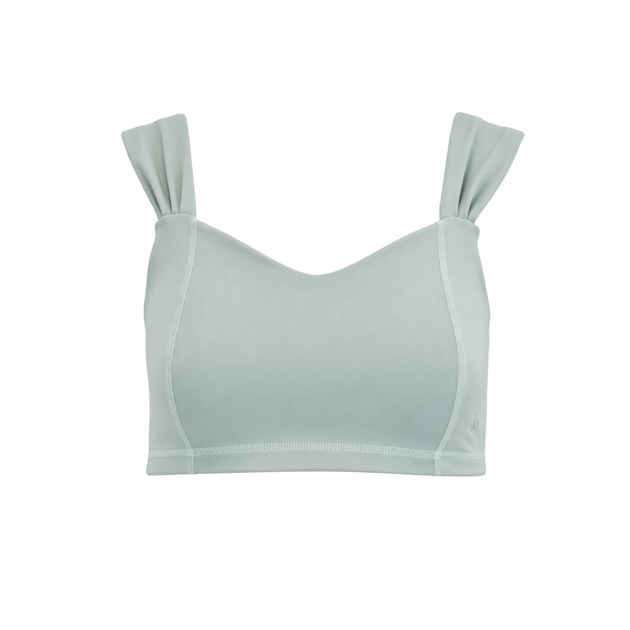 Glee x Be Fit Enchanted Sea Top in Sea Form on a white background.