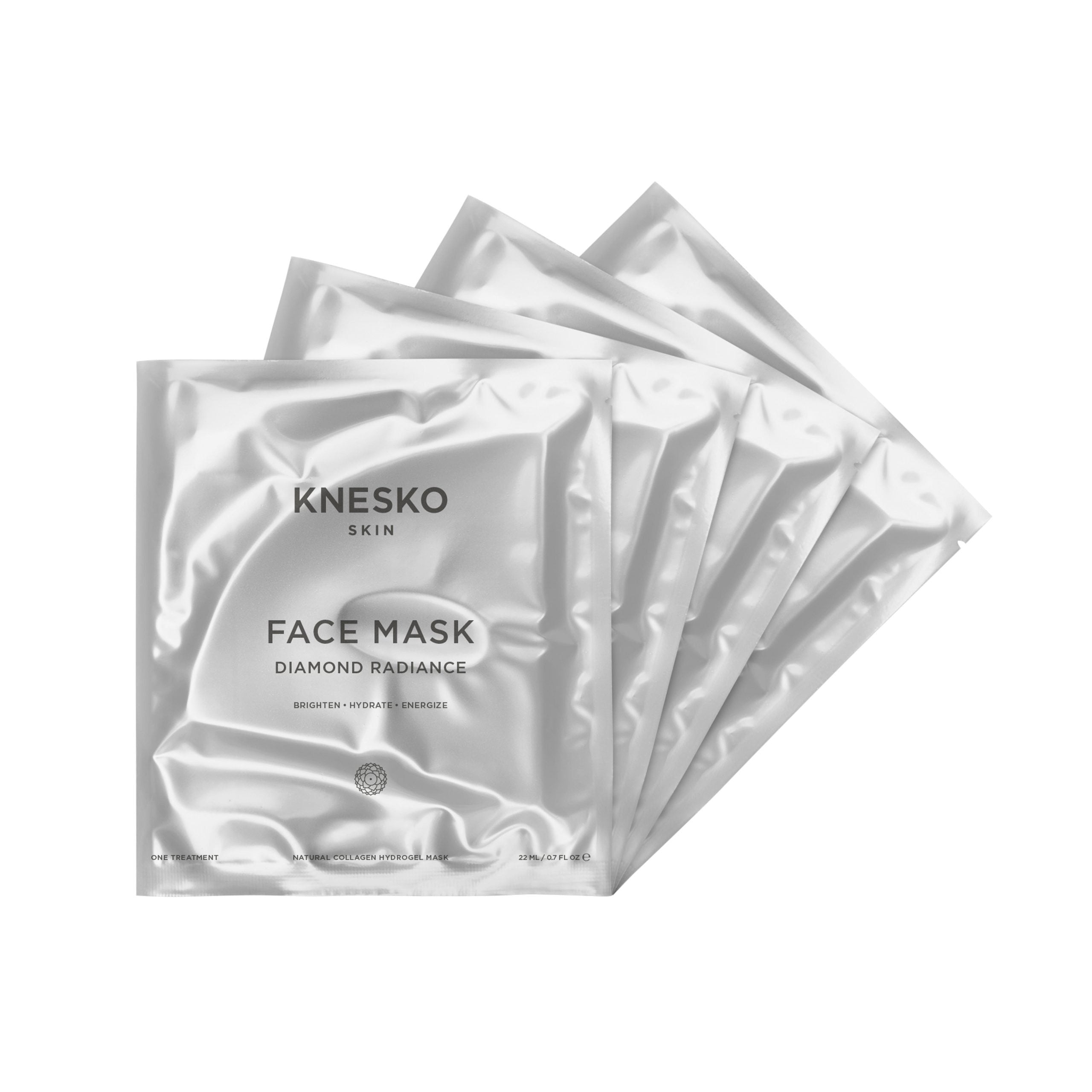 KNESKO Diamond Radiance Face Mask - 4 pack