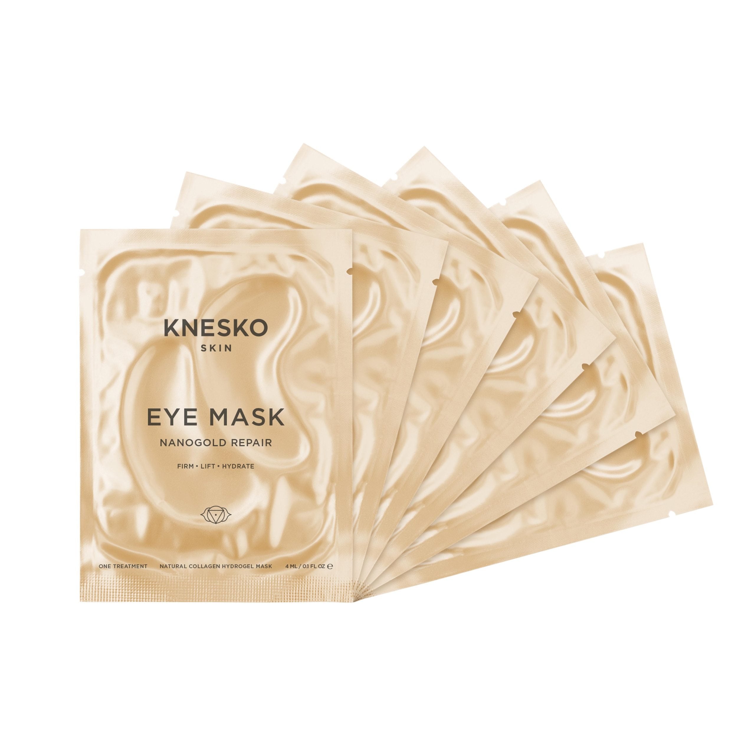 KNESKO Gold Repair Eye Mask - 6 pack