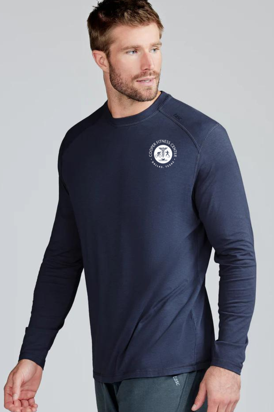 Logo Carrollton Fitness LS Tee, image 4 of 7