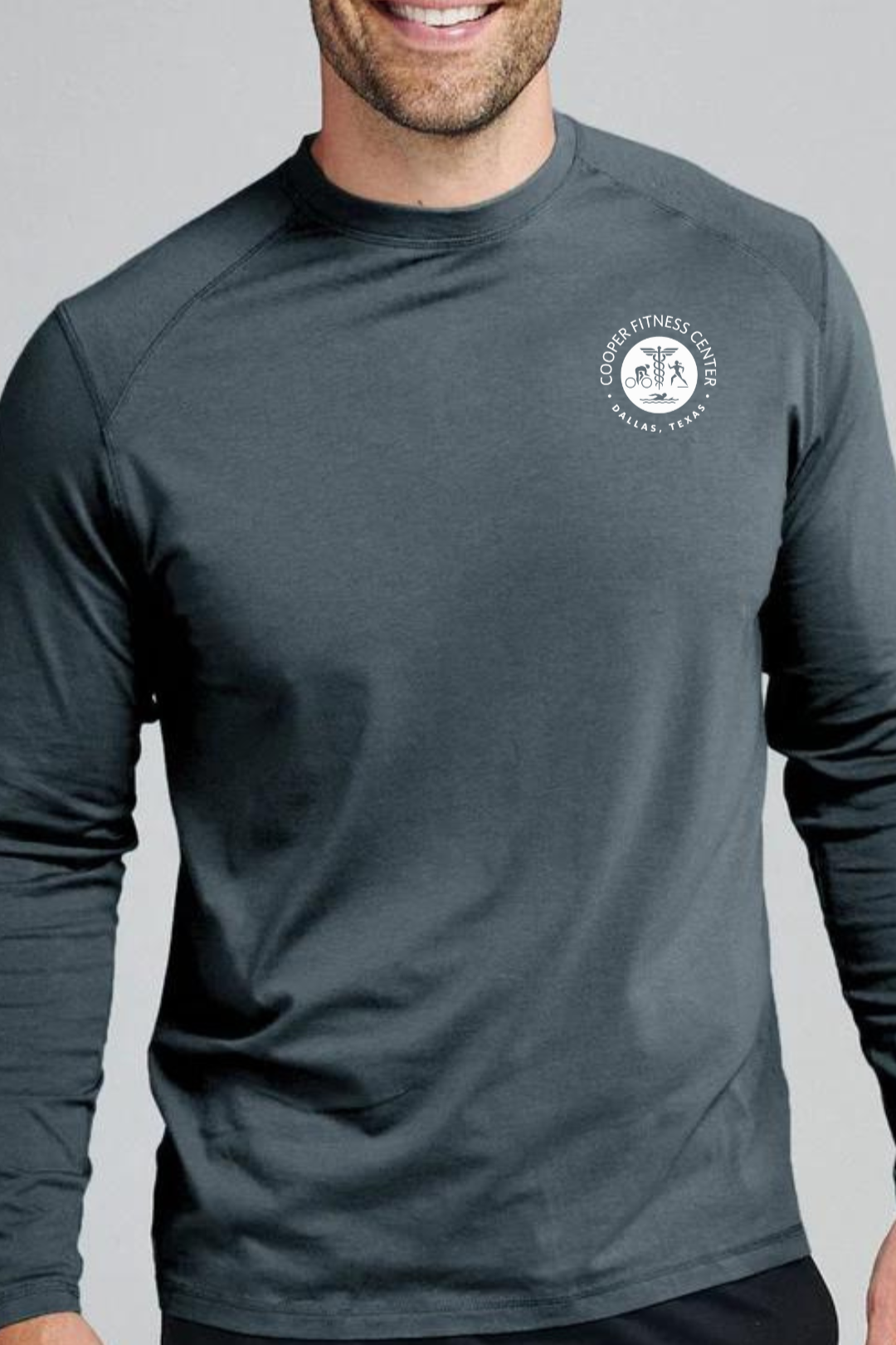 Logo Carrollton Fitness LS Tee, image 7 of 7