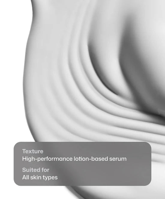 Close up swatch of Revision Skincare C+ Correcting Complex high-performance lotion-based serum suited for all skin types.