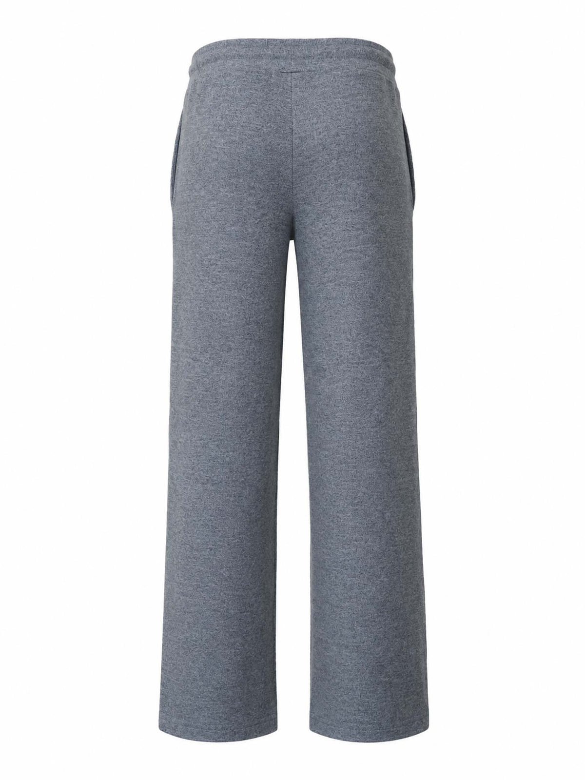 Front view of Be Fit Brushed Wide Leg Lounge Pants in Grey. 