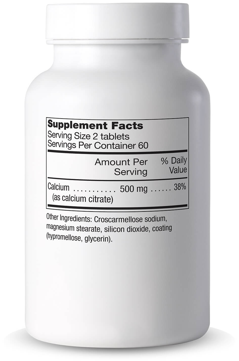 Cooper Complete Calcium Citrate Supplement bottle with label on a white background