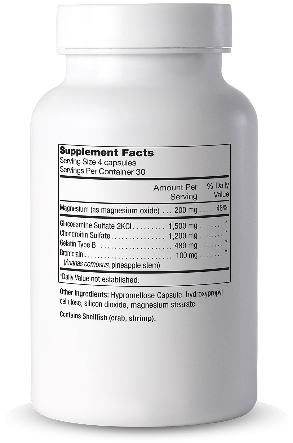 Cooper Complete Joint Health Supplement bottle with label showing 'Supplement Facts' on a white background