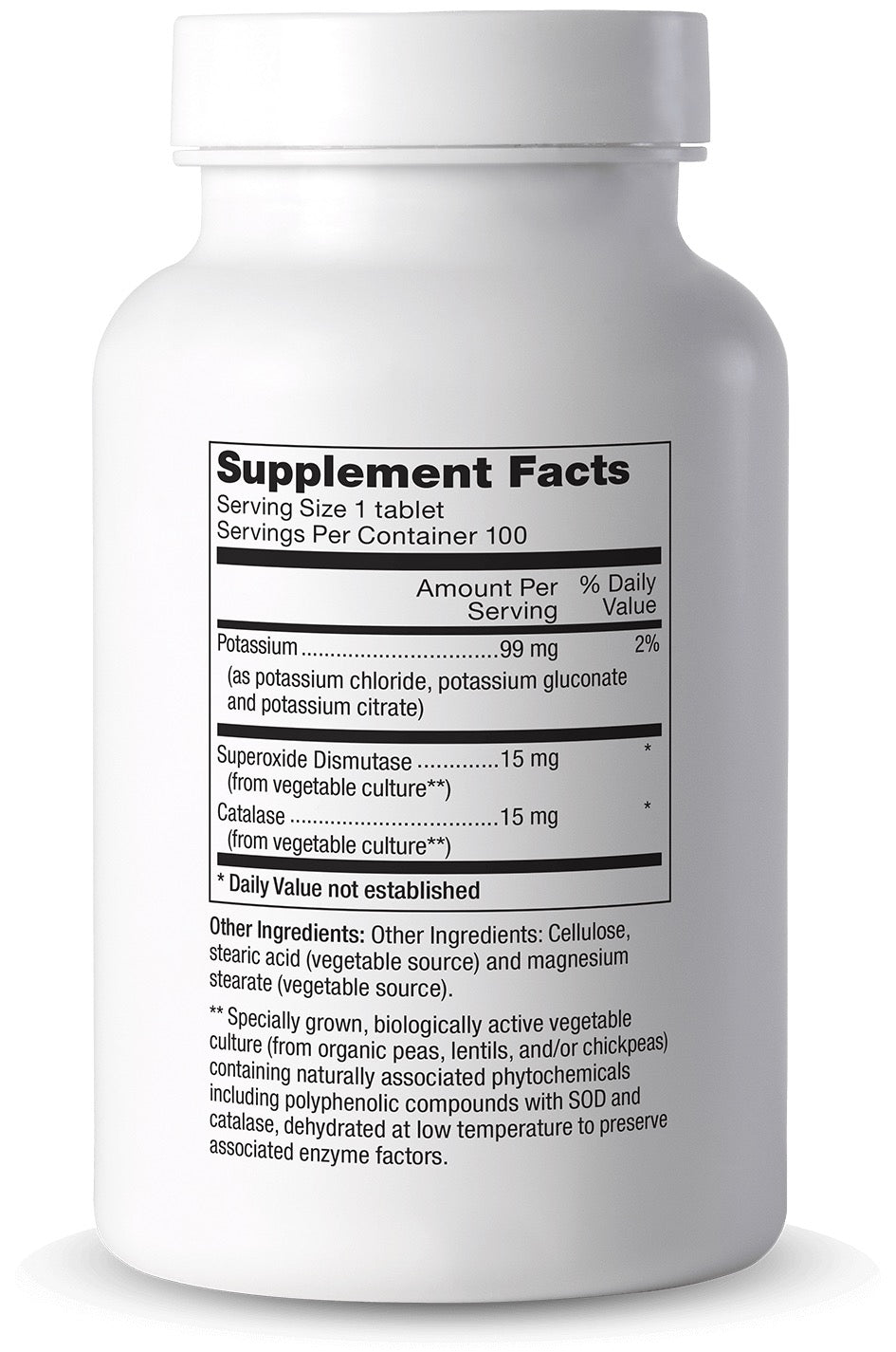 Cooper Complete Potassium Complex Supplement bottle with label showing 'Supplement Facts' on a white background