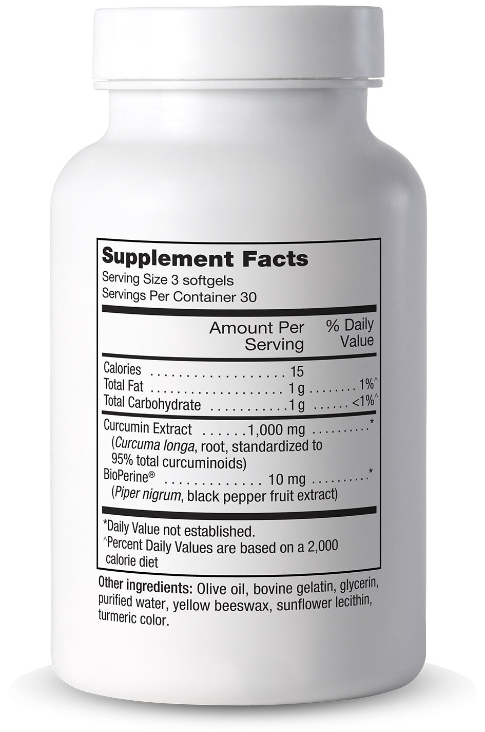 Cooper Complete Turmeric Curcumin Complex Supplement bottle with label showing 'Supplement Facts' on a white background