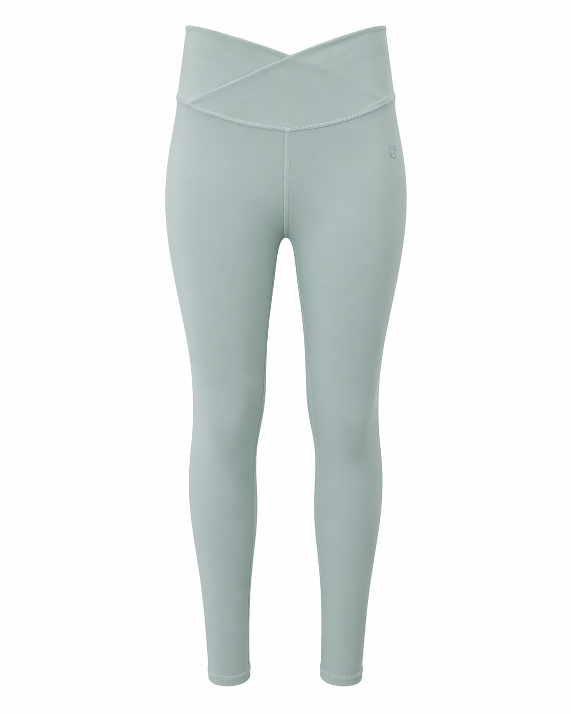 Glee x Be Fit Enchanted Sea Legging in Sea Form on a white background, front view.