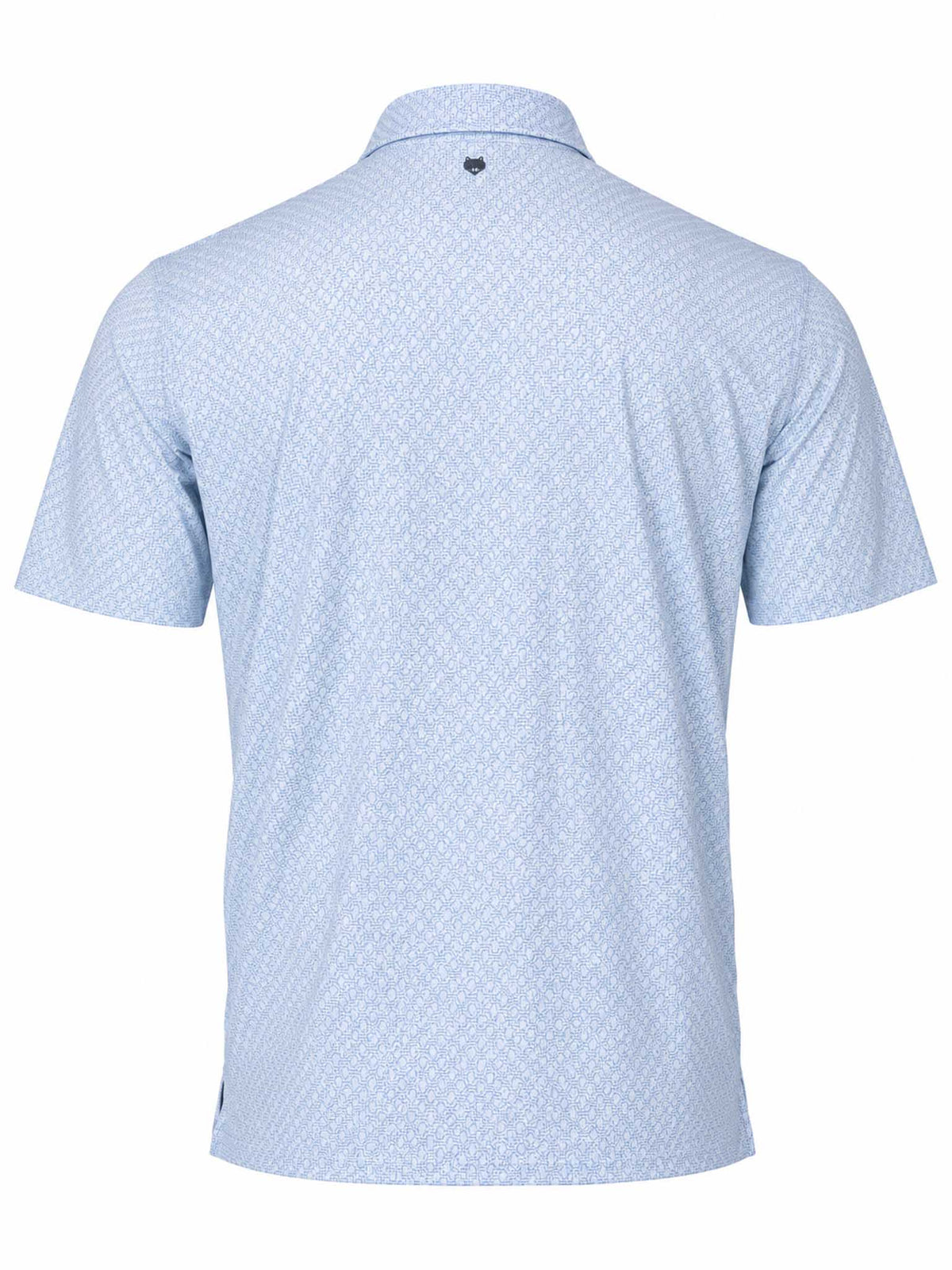 Back view of the CFC Logo Eternal Bond Polo from Greyson in Arctic. 