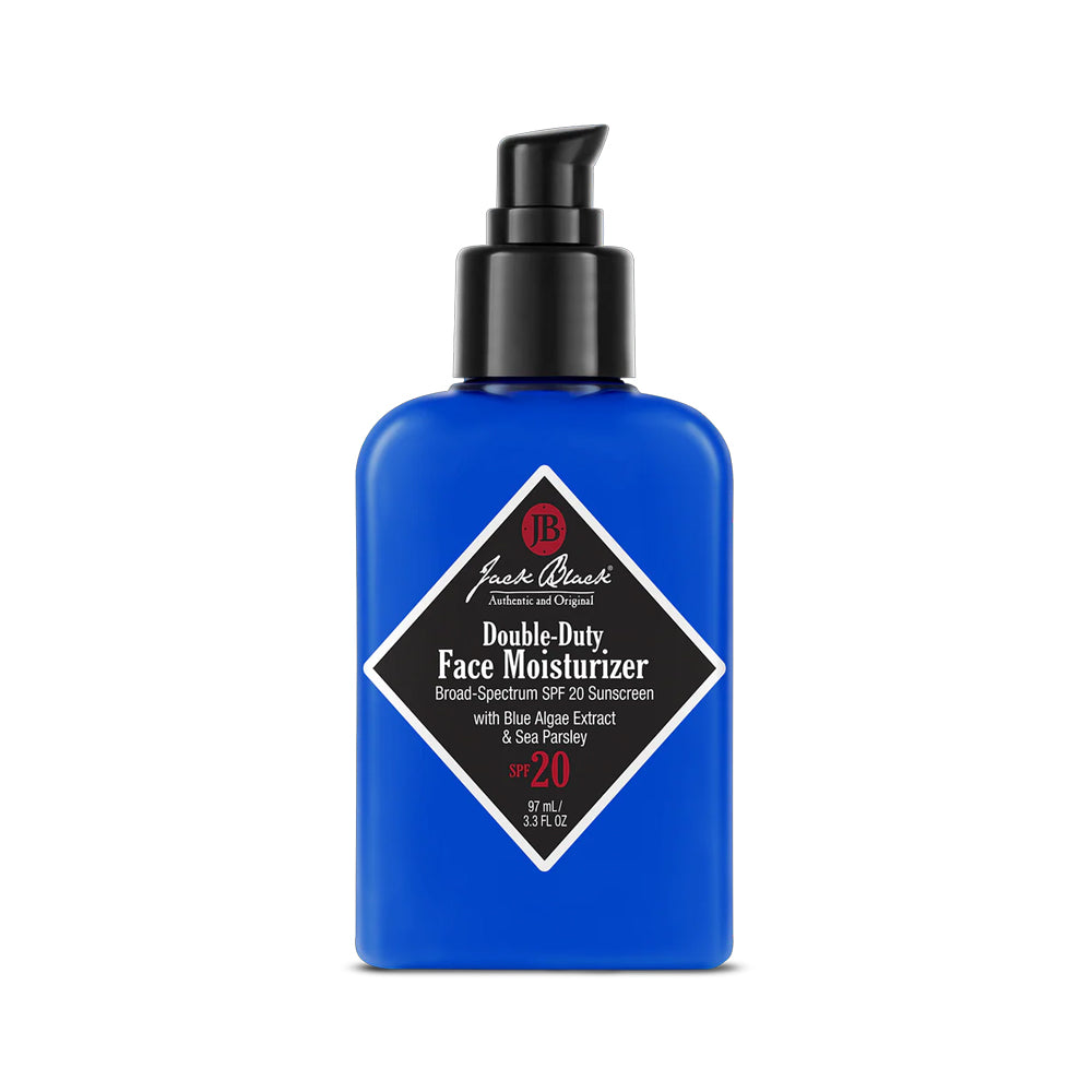 Jack Black Double Duty Face Moisturizer with Broad-Spectrum SPF 20 Sunscreen - 3.3 fl oz