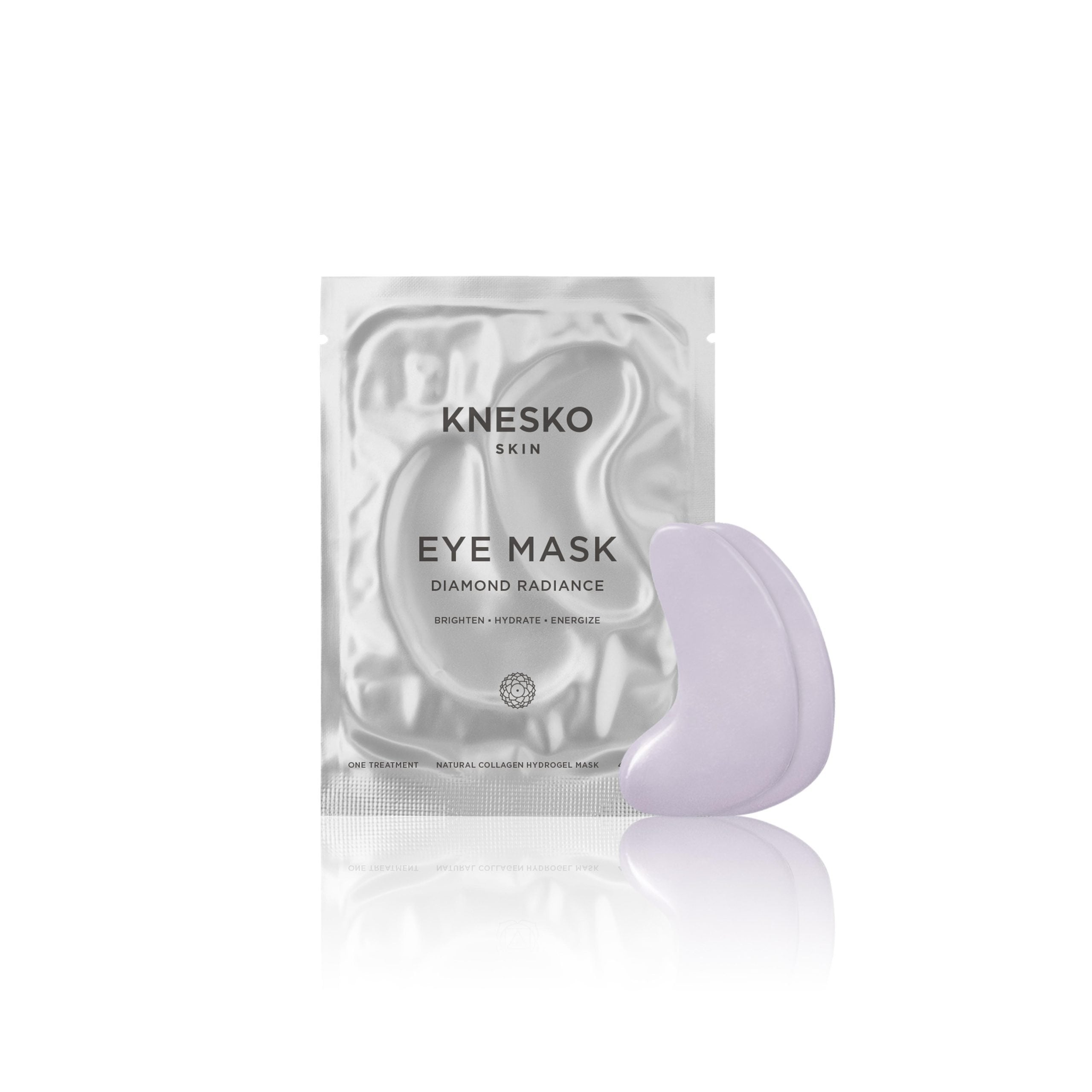 KNESKO Skin Eye Mask Diamond Radiance hydrogel under-eye masks for brightening, hydrating, and energizing the under-eye area.