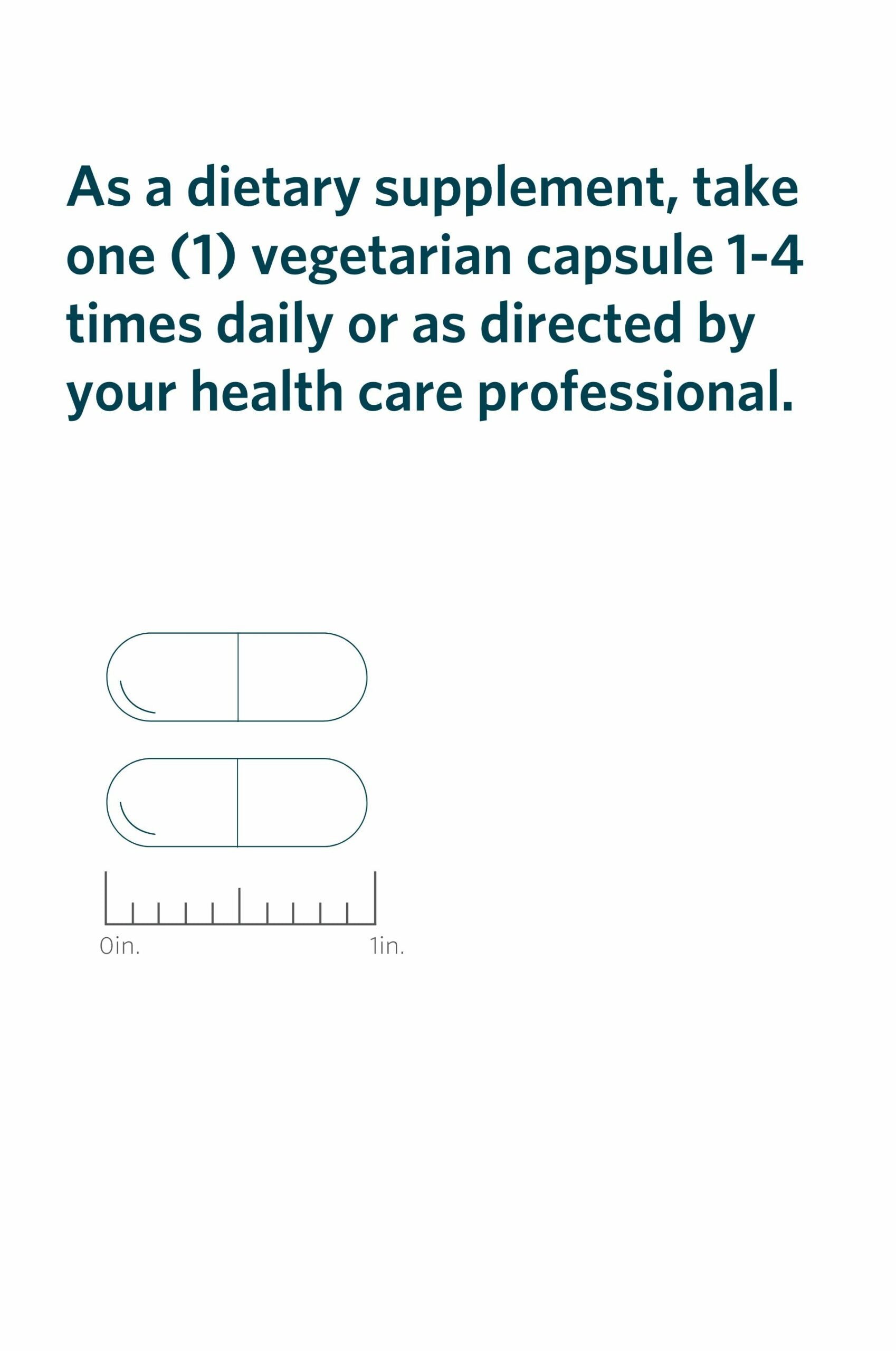Serving directions and actual-size illustration for Cooper Complete Magnesium Glycinate supplement.