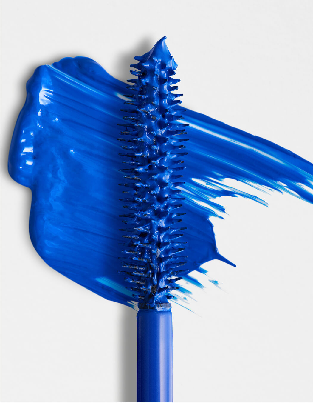 Close up swatch of blue RevitaLash Volumizing Primer. 