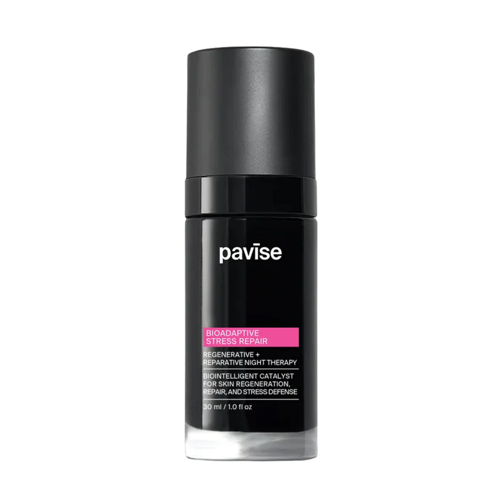 Pavise Bioadaptive Stress Repair biointelligent catalyst for skin regeneration, repair, and stress defense, 1 fl oz.