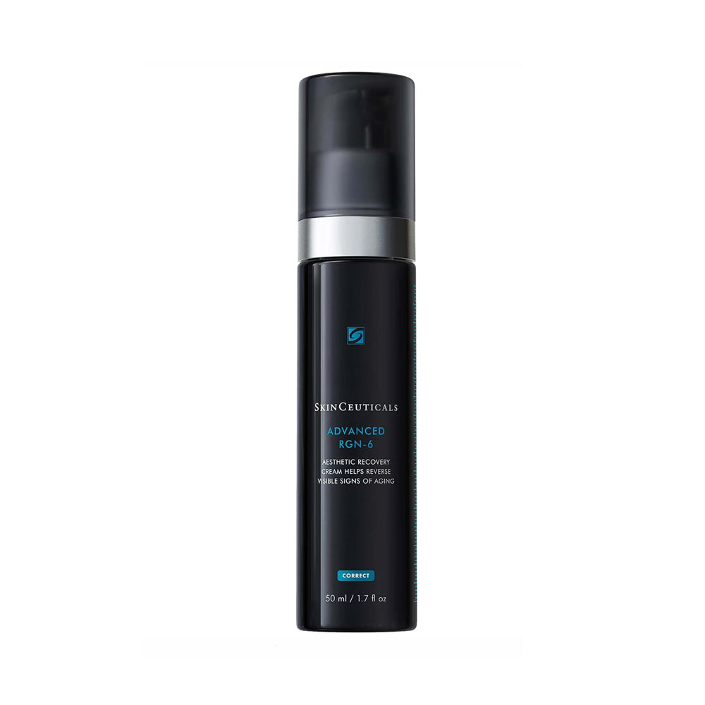 Bottle of SkinCeuticals Advanced RGN 6 Cosmetics Balancer Serum on a plain white background.