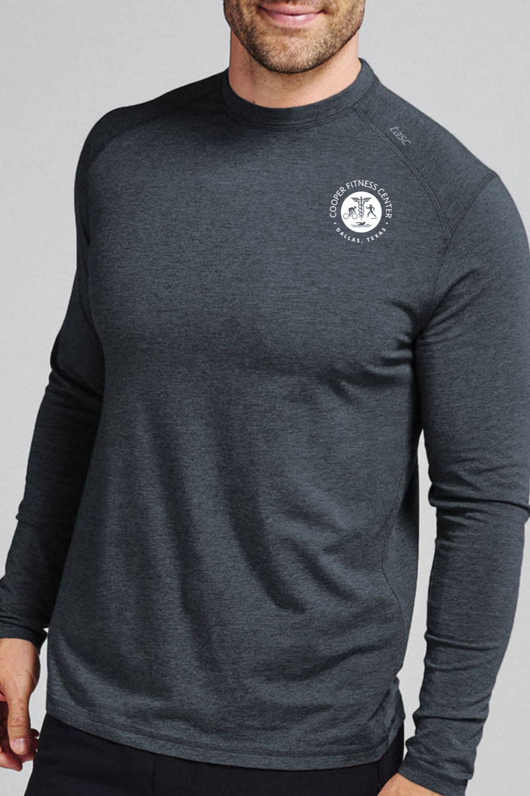 Logo Carrollton Fitness LS Tee