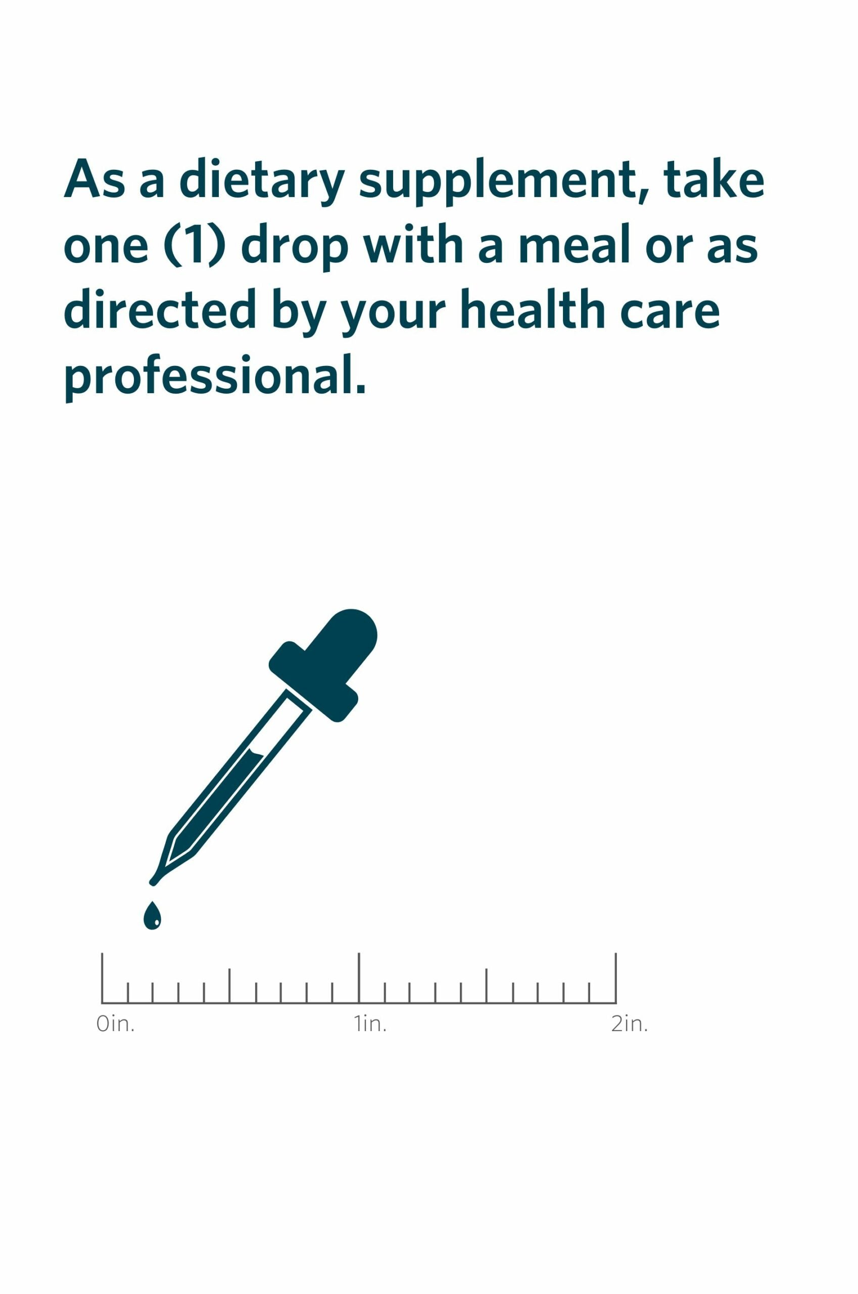 Serving directions and actual-size illustration for Cooper Complete Vitamin D3 Liquid Drops 25 mcg (1000 IU) supplement.